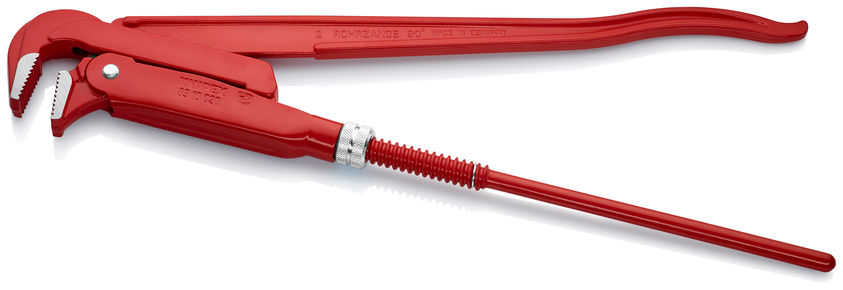 KNIPEX KNIPEX 83 10 020 Rohrzange 90° 560 mm rot pulverbeschichtet KNIPEX KNIPEX 83 10 020 Rohrzange 90° 560 mm rot pulverbeschichtet