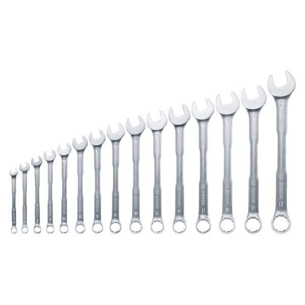BOSCH Handwerkzeuge Kombischlüssel-Set 15-tlg.