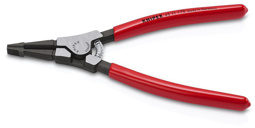 KNIPEX KNIPEX 45 11 170 Montagezange für Sprengringe auf Wellen 170 mm brüniert mit Kunststoff überzogen KNIPEX KNIPEX 45 11 170 Montagezange für Sprengringe auf Wellen 170 mm brüniert mit Kunststoff überzogen