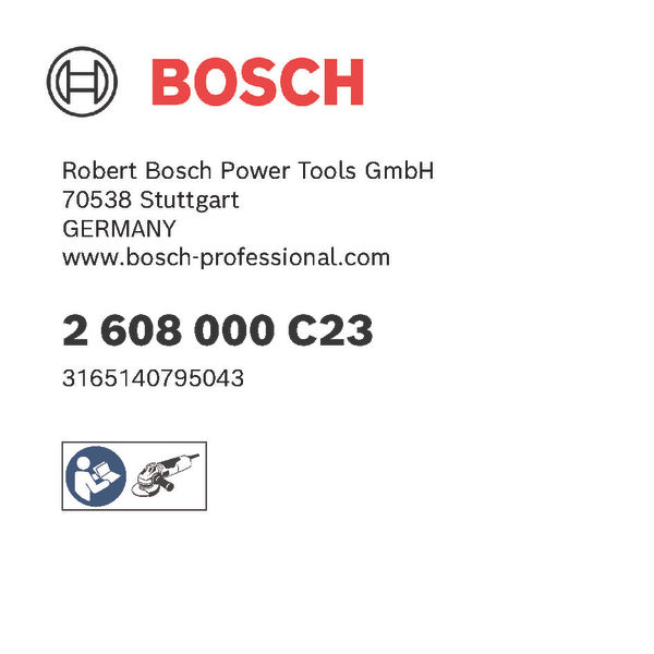 BOSCH PRO Stützteller Round Nut, M14, 115; 125 mm