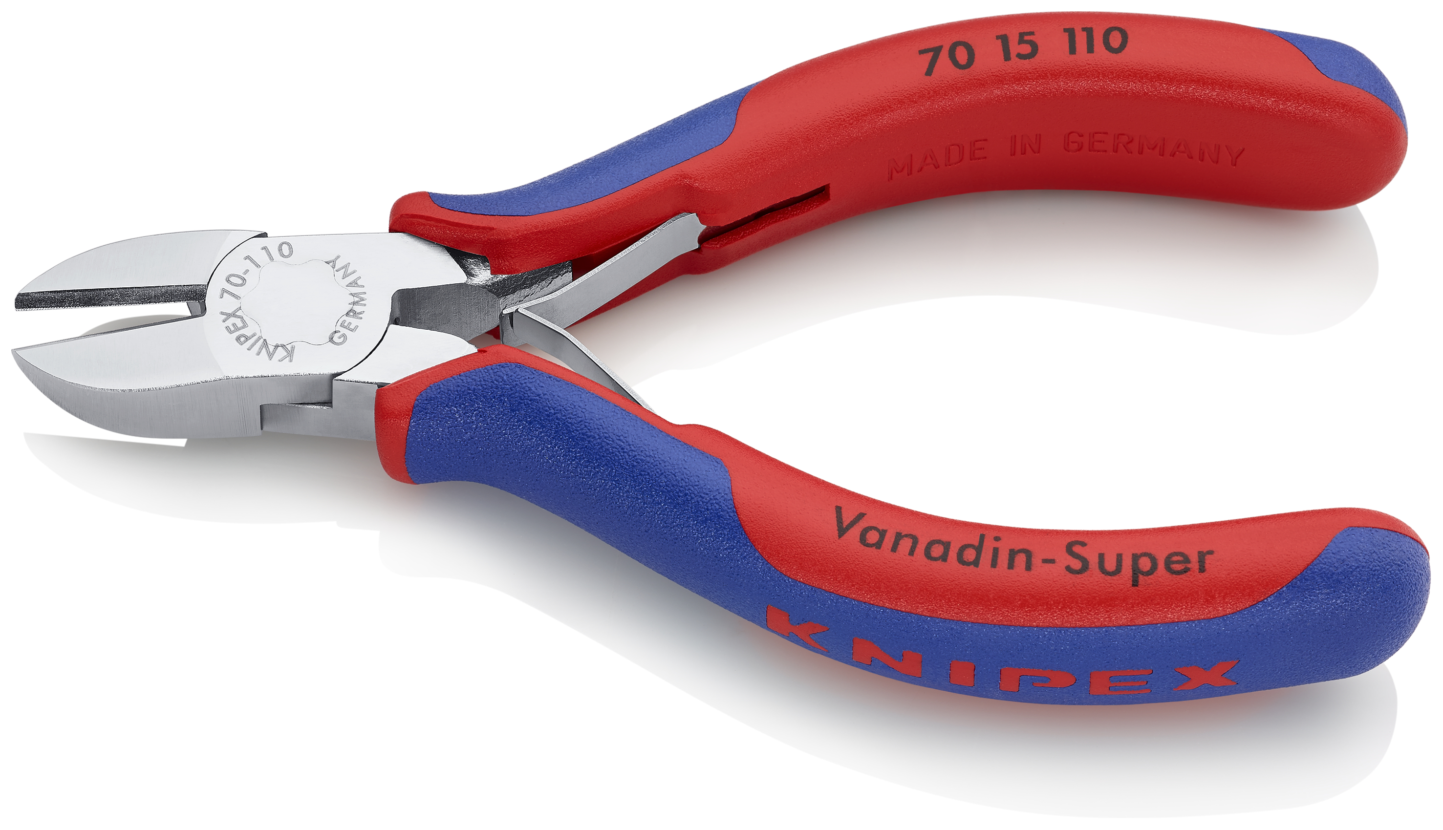 KNIPEX KNIPEX 70 15 110 Seitenschneider 110 mm verchromt mit Mehrkomponenten-Hüllen KNIPEX KNIPEX 70 15 110 Seitenschneider 110 mm verchromt mit Mehrkomponenten-Hüllen