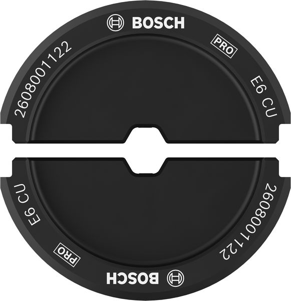BOSCH PRO Presseinsatz, E6 CU, 6 mm², Kupfere BOSCH PRO Presseinsatz, E6 CU, 6 mm², Kupfere