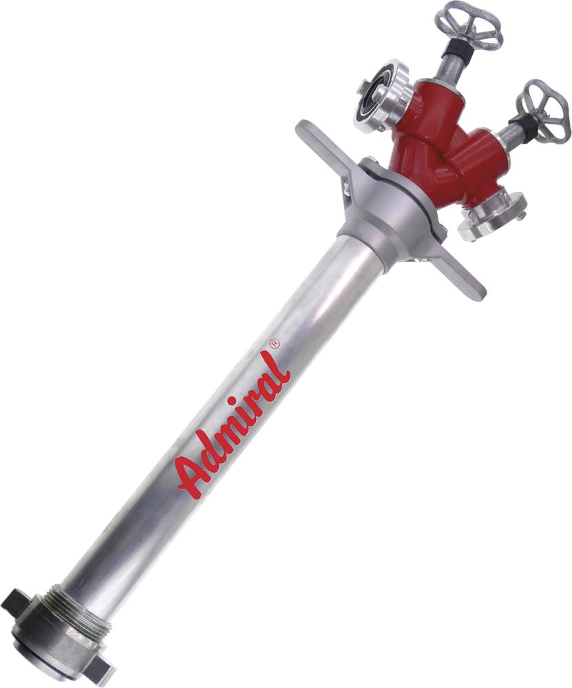ADMIRAL Standrohr DN80C 2 Abg. CCmit Ventilen, 110 cm ADMIRAL Standrohr DN80C 2 Abg. CCmit Ventilen, 110 cm