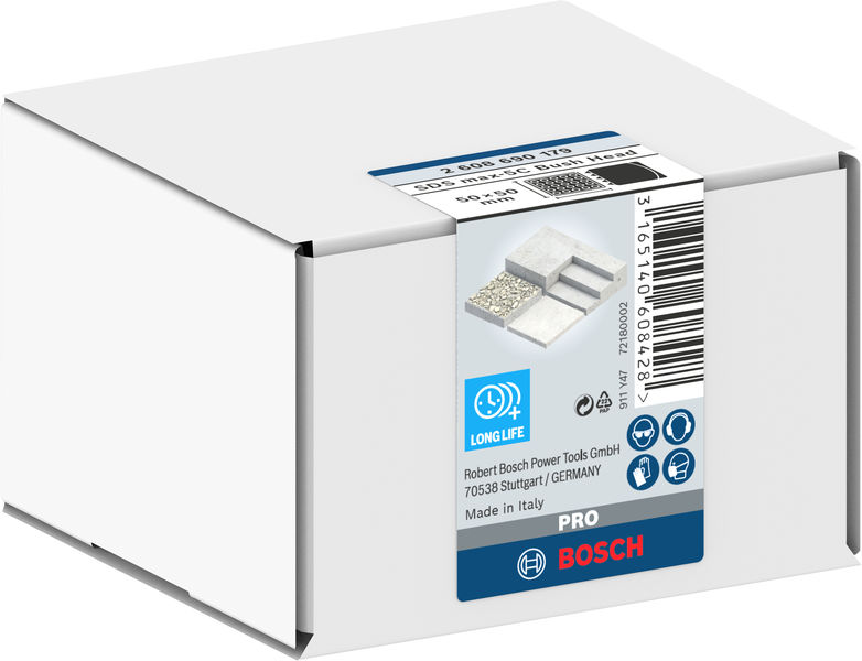 BOSCH PRO SDS max-5C Carbide-Stockerplatte, 50 x 50 mm