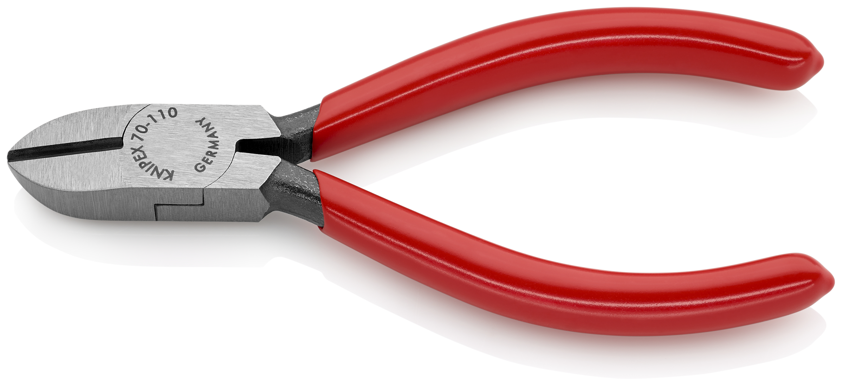 KNIPEX KNIPEX 70 01 110 Seitenschneider 110 mm schwarz atramentiert mit Kunststoff überzogen poliert KNIPEX KNIPEX 70 01 110 Seitenschneider 110 mm schwarz atramentiert mit Kunststoff überzogen poliert