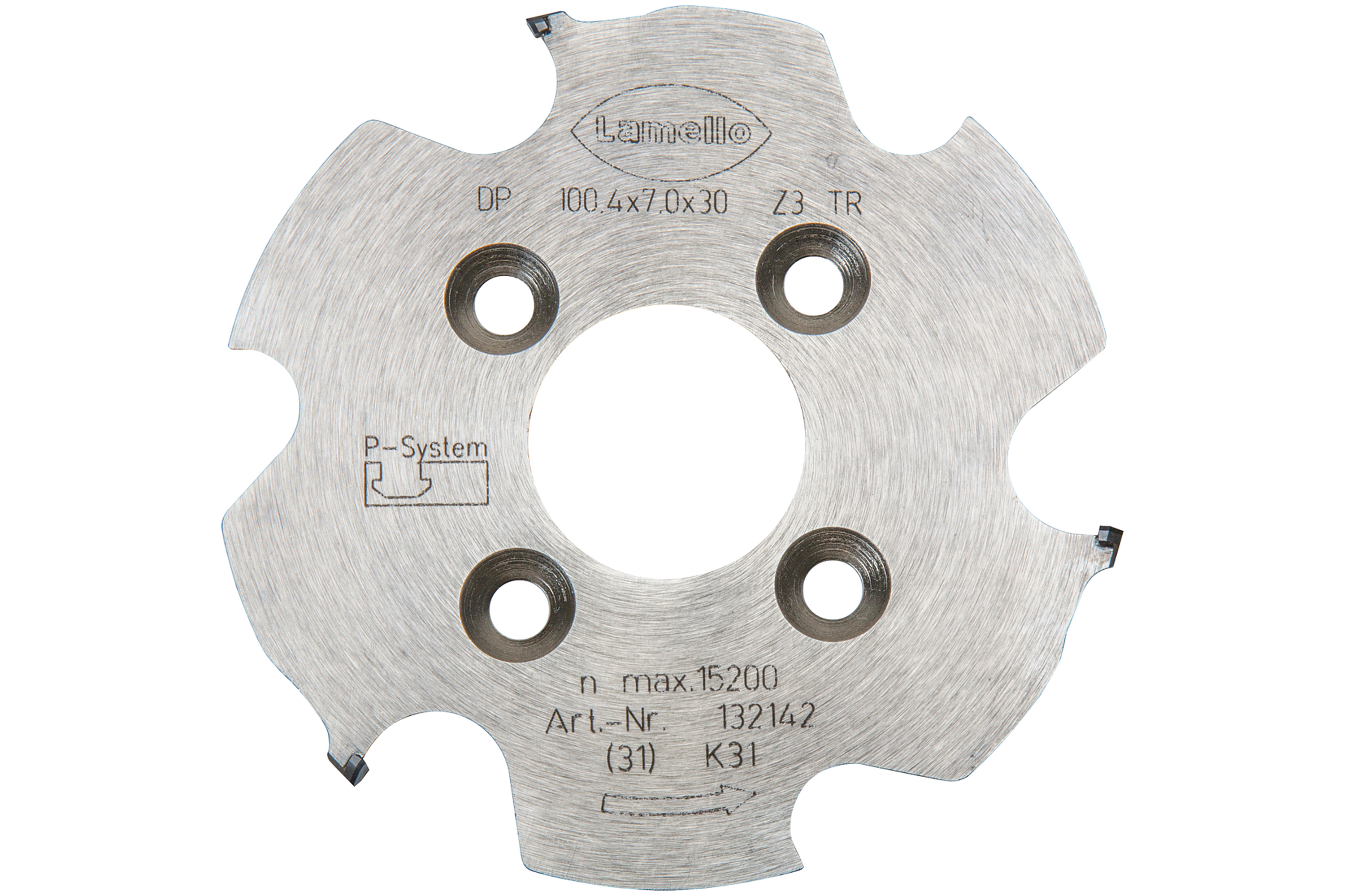 LAMELLO P-System-Nutfräser, DP (Diamant) für CNC 100.4x7x30mm, Z3, NLA 4/6,6/48mm LAMELLO P-System-Nutfräser, DP (Diamant) für CNC 100.4x7x30mm, Z3, NLA 4/6,6/48mm