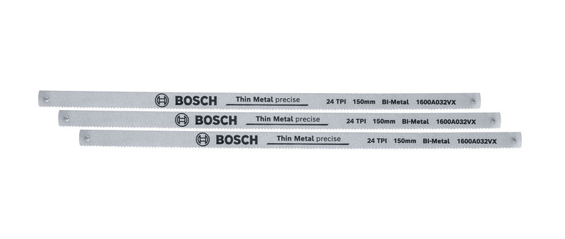 BOSCH Handwerkzeuge Bügelsägeblätter 150 mm 24 TPI 3 Stück BOSCH Handwerkzeuge Bügelsägeblätter 150 mm 24 TPI 3 Stück