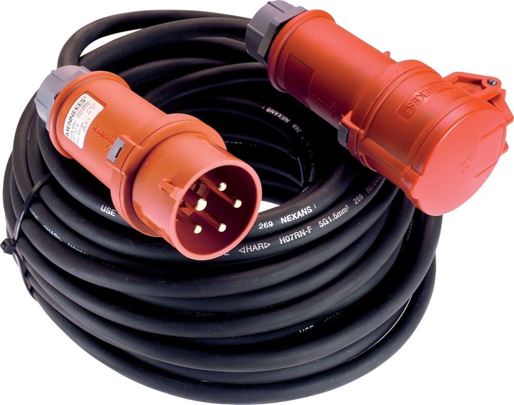 AS SCHWABE TECHNIKPRODUKTE CEE-Verlängerung 50m 32A IP44, H07RN-F5G4, 400V