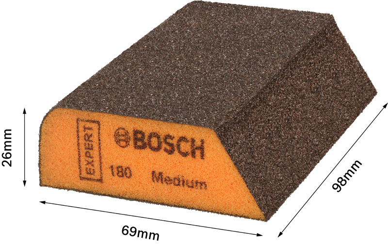 BOSCH EXPERT S470 Combi Schleifblock, Mittel