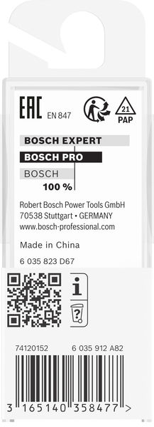 BOSCH PRO Nutfräser, zweischneidig, Ø 13 x L 19,6, Schaft 8 mm BOSCH PRO Nutfräser, zweischneidig, Ø 13 x L 19,6, Schaft 8 mm