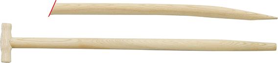 LÖFFERT STIELE Damenspatenstiel T Esche 930/36mm damfgebogen LÖFFERT STIELE Damenspatenstiel T Esche 930/36mm damfgebogen