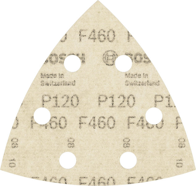 BOSCH PRO F460 Schleifblatt, 93 x 93 mm; G120, 5-tlg. BOSCH PRO F460 Schleifblatt, 93 x 93 mm; G120, 5-tlg.
