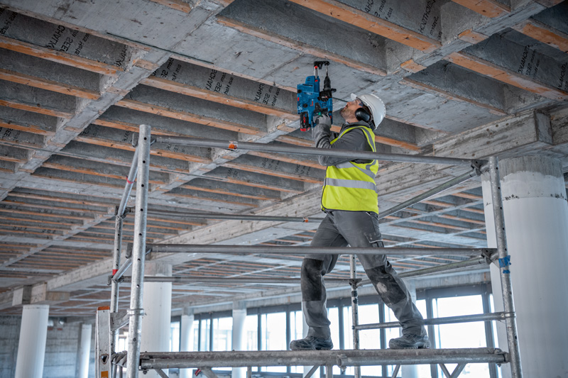 BOSCH Akku-Bohrhammer mit SDS plus GBH 18V-28 CF, L-BOXX 238, L-BOXX-Einlage