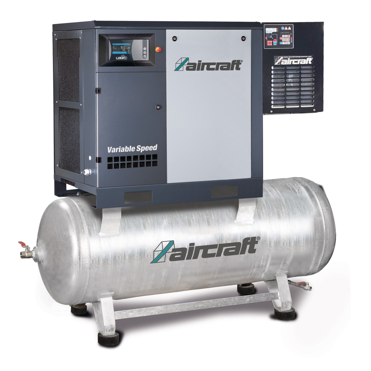 AIRCRAFT Schraubenkompressor A-K-MAX 7,5-08-270 K VS (IE3) AIRCRAFT Schraubenkompressor A-K-MAX 7,5-08-270 K VS (IE3)
