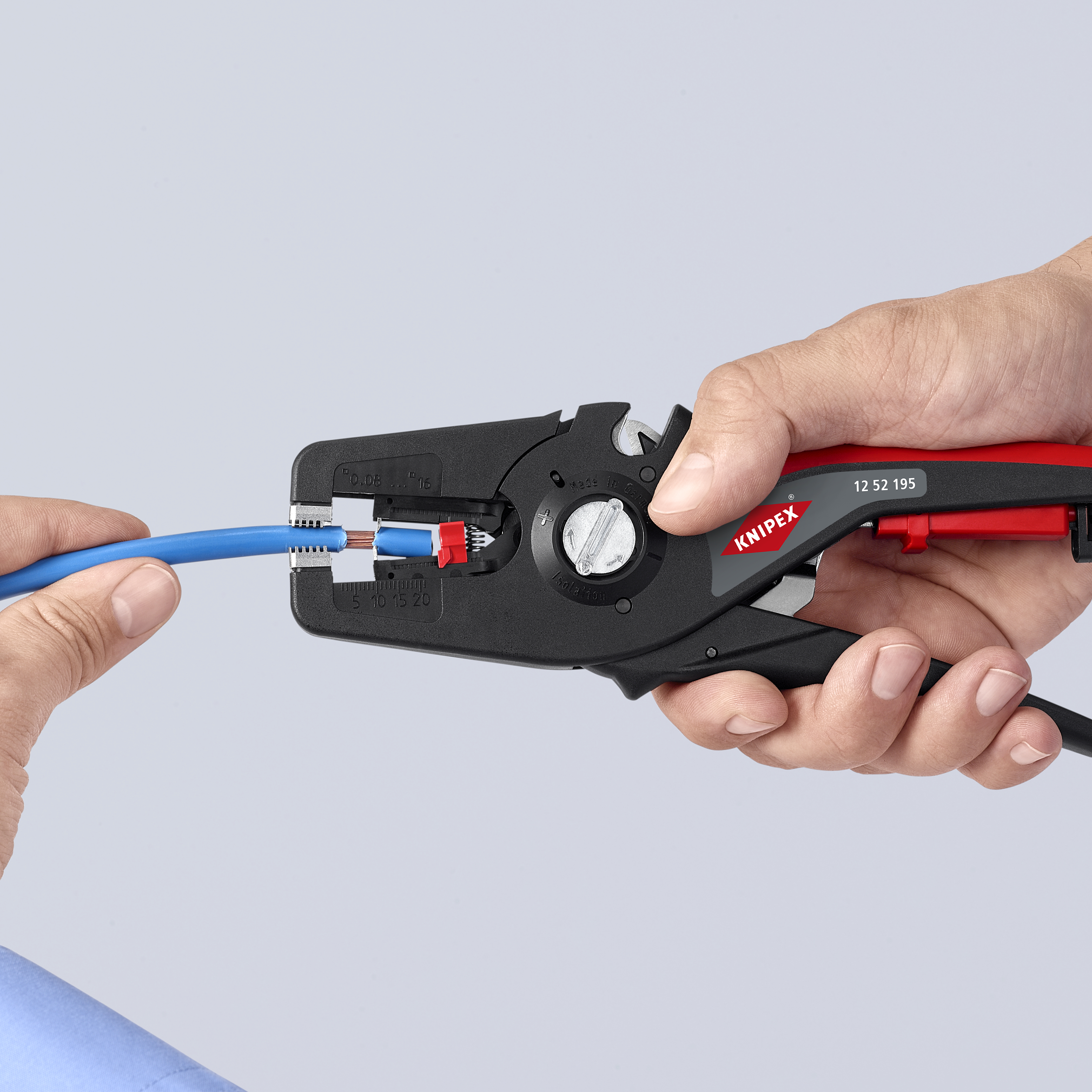 KNIPEX KNIPEX 12 52 195 SB PreciStrip16® Automatische Abisolierzange 190 mm KNIPEX KNIPEX 12 52 195 SB PreciStrip16® Automatische Abisolierzange 190 mm