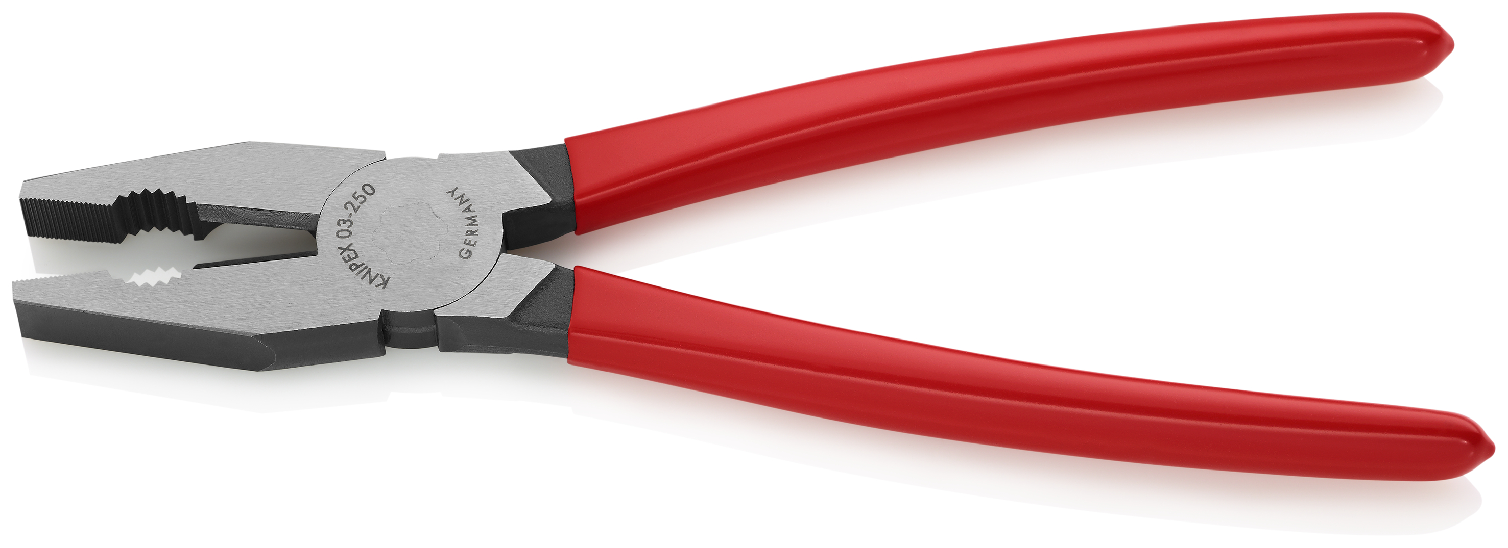 KNIPEX KNIPEX 03 01 250 EAN Kombizange 250 mm schwarz atramentiert mit Kunststoff überzogen poliert