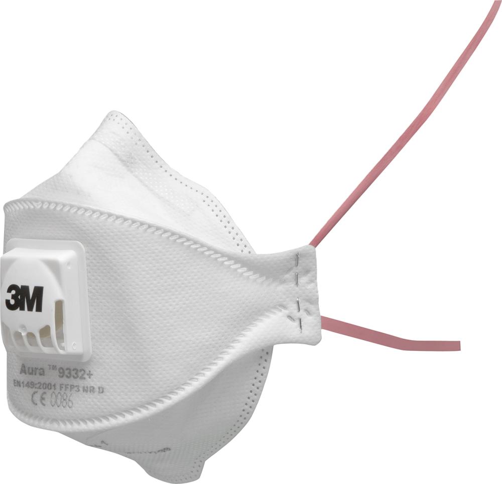 3M Feinstaubmaske Aura 9332+, Generation 3, FFP3 3M Feinstaubmaske Aura 9332+, Generation 3, FFP3