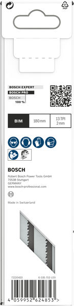 BOSCH PRO Metal Sandwich T718BF Stichsägeblatt, 180 mm, 5-tlg. BOSCH PRO Metal Sandwich T718BF Stichsägeblatt, 180 mm, 5-tlg.