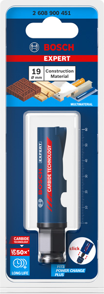 BOSCH EXPERT Construction Material Lochsäge, 19x60 mm