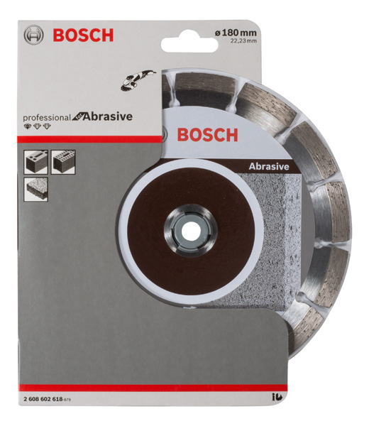 BOSCH Diamanttrennscheibe Standard for Abrasive, 180 x 22,23 x 2 x 10 mm BOSCH Diamanttrennscheibe Standard for Abrasive, 180 x 22,23 x 2 x 10 mm