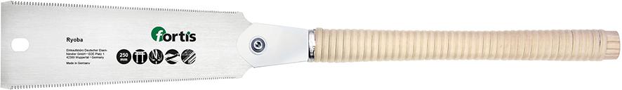 FORTIS Zimmermanns-Zugsäge Ryoba 240 mm FORTIS Zimmermanns-Zugsäge Ryoba 240 mm