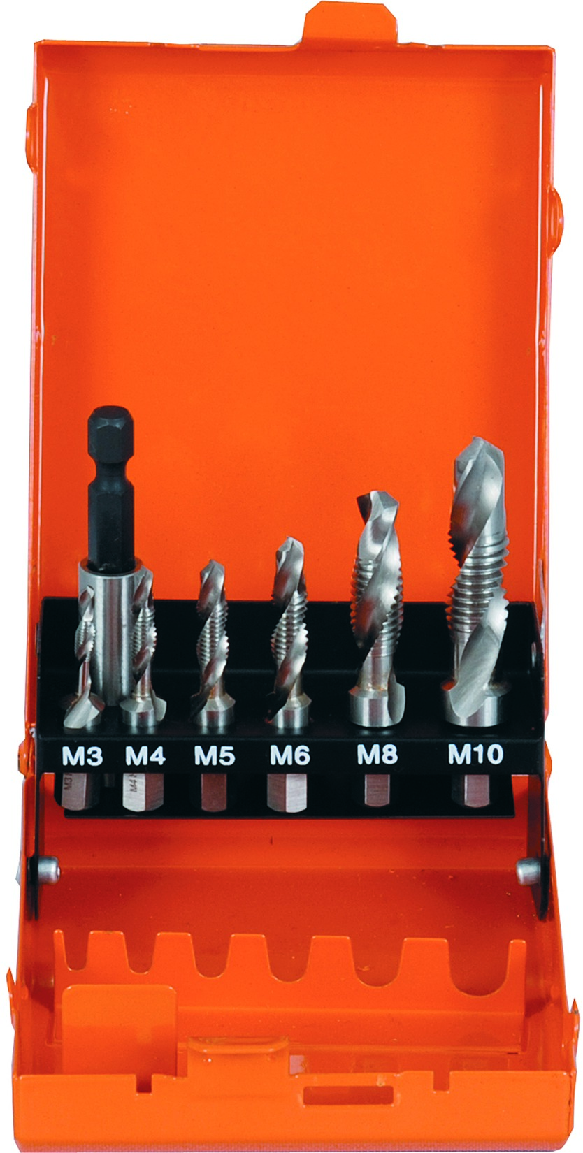 PROJAHN Kombi Gewindebohrer Bit Satz HSS-G 7tlg M3-M10