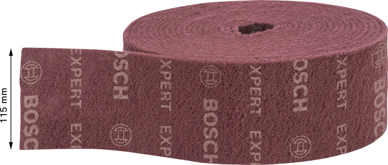 BOSCH EXPERT N880 Vliesrolle, 115x10mm, Sehr feines AlOx BOSCH EXPERT N880 Vliesrolle, 115x10mm, Sehr feines AlOx