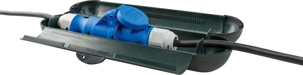 N.A. Sicherheitsbox, grün für 230 Volt CEE