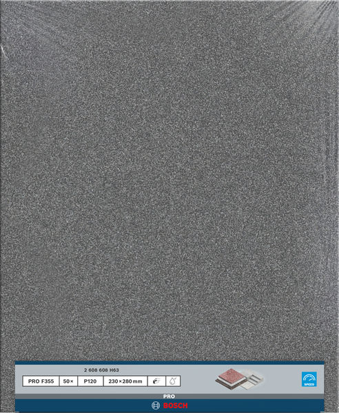 BOSCH PRO C355 Schleifrolle, 230 x 280 mm, 120