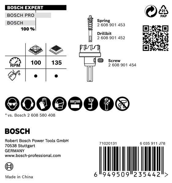 BOSCH EXPERT Construction Material Lochsäge, 19x60 mm BOSCH EXPERT Construction Material Lochsäge, 19x60 mm