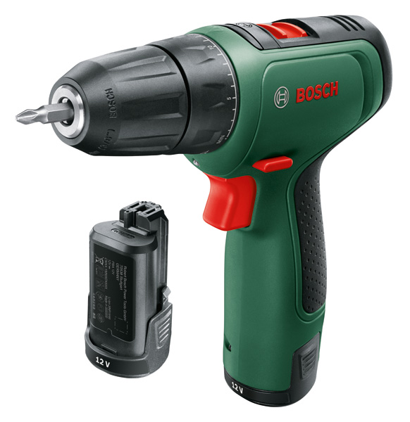 BOSCH Akku-Bohrschrauber EasyDrill 1200, 2 x Akku PBA 12V 1.5Ah BOSCH Akku-Bohrschrauber EasyDrill 1200, 2 x Akku PBA 12V 1.5Ah