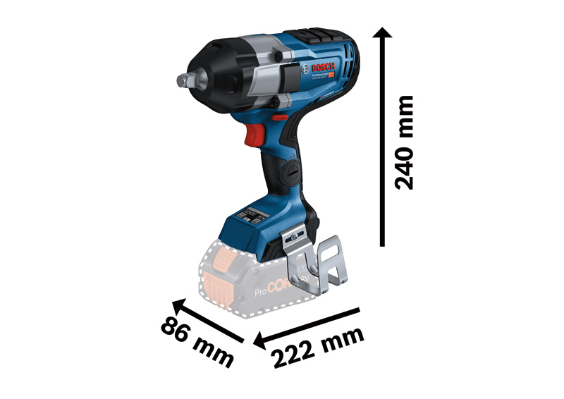 BOSCH Akku-Drehschlagschrauber GDS 18V-1000 C BOSCH Akku-Drehschlagschrauber GDS 18V-1000 C