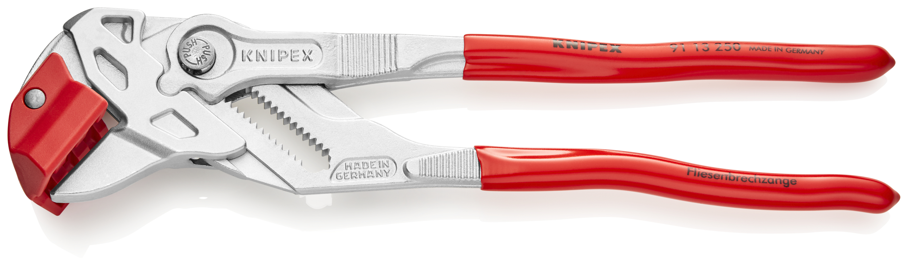 KNIPEX KNIPEX 91 13 250 Fliesenbrechzange 250 mm verchromt mit Kunststoff überzogen KNIPEX KNIPEX 91 13 250 Fliesenbrechzange 250 mm verchromt mit Kunststoff überzogen