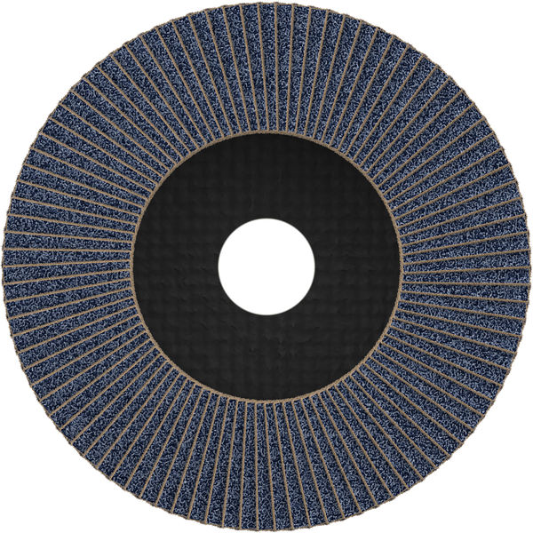 BOSCH PRO X571 Fächerschleifscheibe, abgewinkelt, 125 mm, K80 BOSCH PRO X571 Fächerschleifscheibe, abgewinkelt, 125 mm, K80