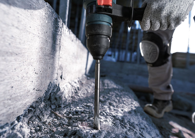 BOSCH Flachmeißel mit SDS plus