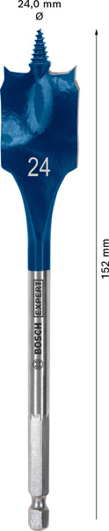 BOSCH EXPERT Self Cut Speed Flachfräsbohrer, 24x152mm
