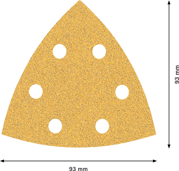 BOSCH EXPERT C470 Schleifblatt, 93x93mm, K60, 6 Löcher, 50-tlg. BOSCH EXPERT C470 Schleifblatt, 93x93mm, K60, 6 Löcher, 50-tlg.