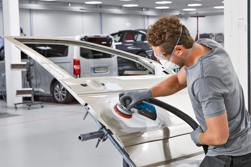 BOSCH Akku-Exzenterschleifer GEX 18V-125 in L-BOXX