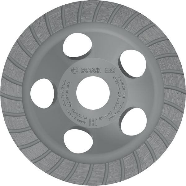 BOSCH PRO Multi Material Topfscheibe, 5 x 125 x 22,23 mm