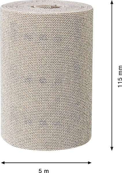 BOSCH EXPERT M480 Schleifnetzrolle, 115x5000mm, K80