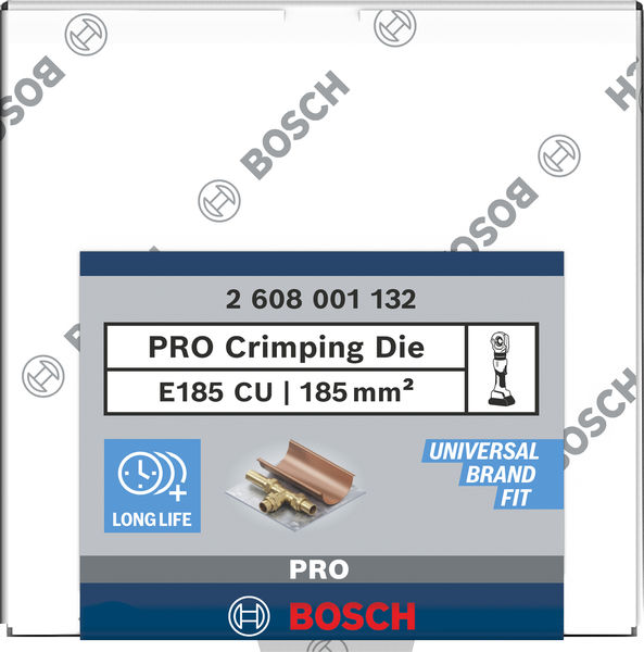 BOSCH PRO Presseinsatz, E185 CU, 185 mm², Kupfere BOSCH PRO Presseinsatz, E185 CU, 185 mm², Kupfere