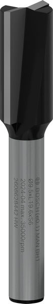 BOSCH PRO Nutfräser, zweischneidig, Ø 9,5 x L 19,6, Schaft 6 mm BOSCH PRO Nutfräser, zweischneidig, Ø 9,5 x L 19,6, Schaft 6 mm