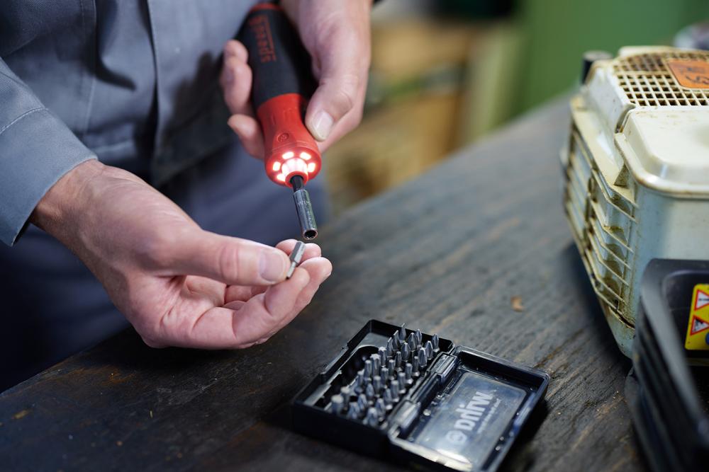 WIHA E-Schraubendreher speedE PocketDrive mit Bitbox und Tasche WIHA E-Schraubendreher speedE PocketDrive mit Bitbox und Tasche