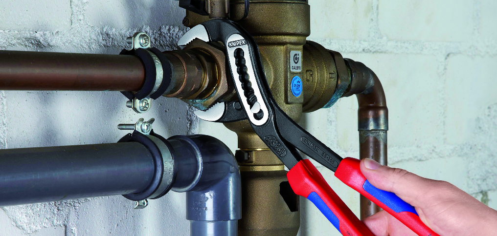 KNIPEX KNIPEX 88 02 300 Alligator® Wasserpumpenzange 300 mm schwarz atramentiert mit Mehrkomponenten-Hüllen poliert