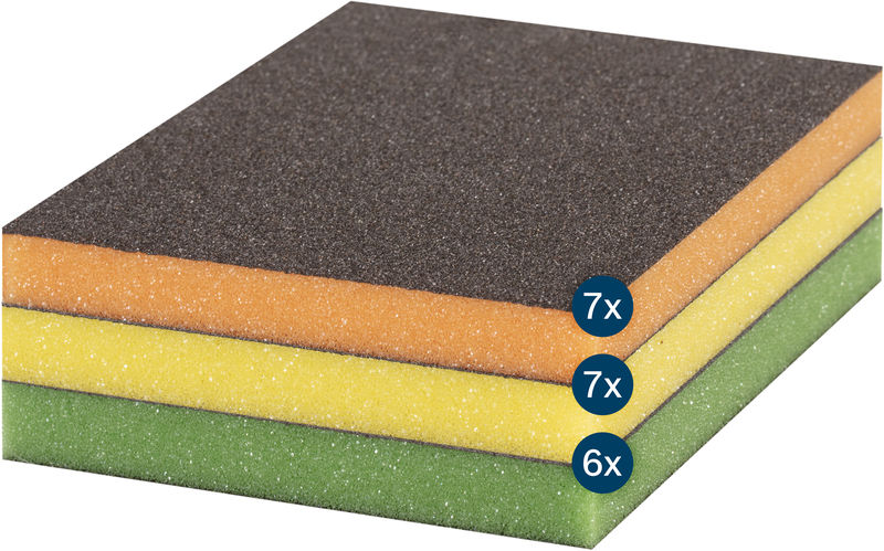 BOSCH EXPERT S473 Standard Pad, 98 x 120 x 13 mm, medium/fein/superfein, 20 Stk. BOSCH EXPERT S473 Standard Pad, 98 x 120 x 13 mm, medium/fein/superfein, 20 Stk.