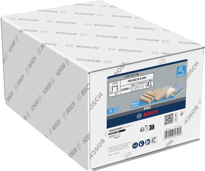 BOSCH PRO MC16-N 28G Kronenklammerr mit mittlerem Rücken, 1,6/16 g, 28 mm BOSCH PRO MC16-N 28G Kronenklammerr mit mittlerem Rücken, 1,6/16 g, 28 mm