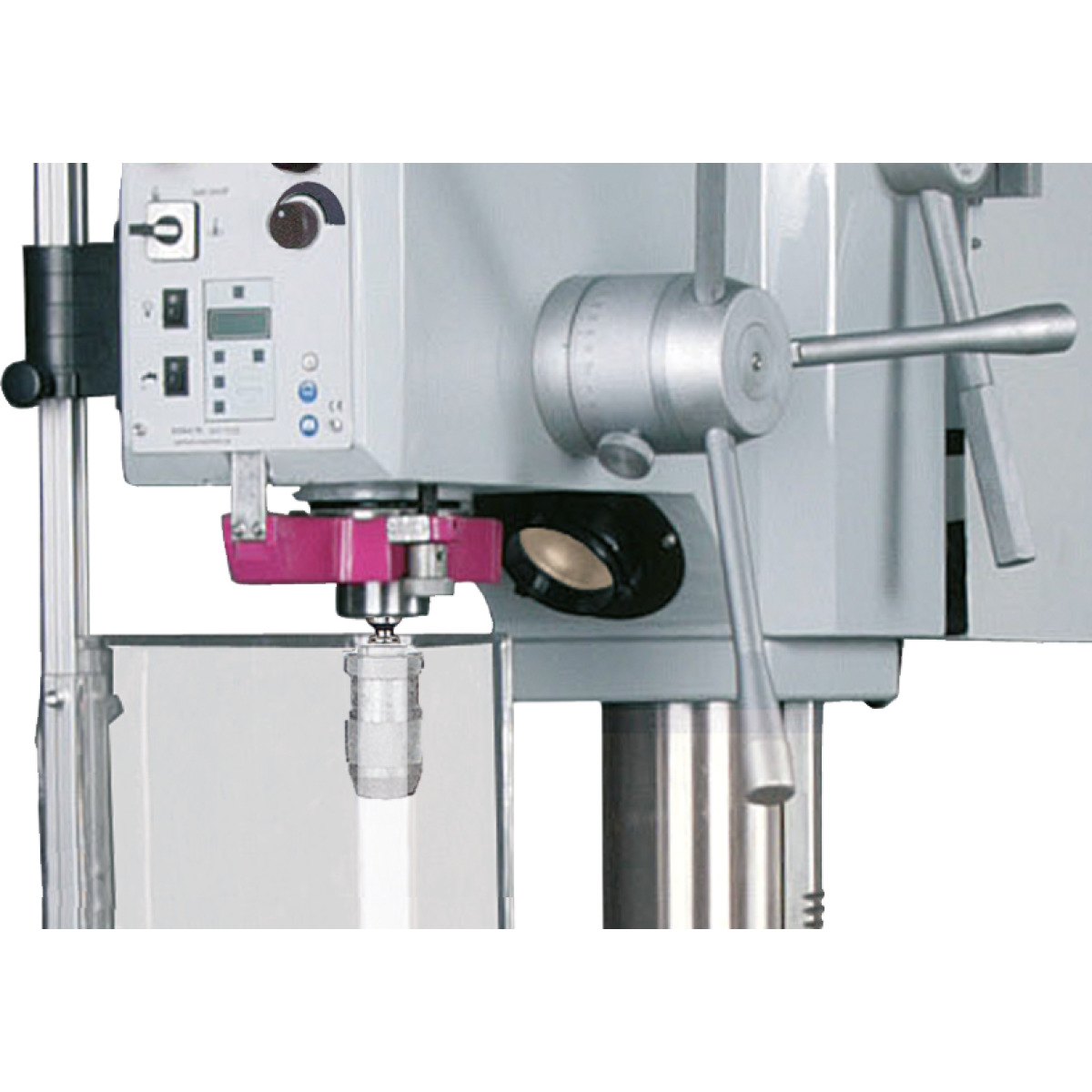 Optimum Stufenlose Säulenbohrmaschine mit Bohrmaschinenschraubstock OPTIdrill B 28HV Aktions-Set Optimum Stufenlose Säulenbohrmaschine mit Bohrmaschinenschraubstock OPTIdrill B 28HV Aktions-Set
