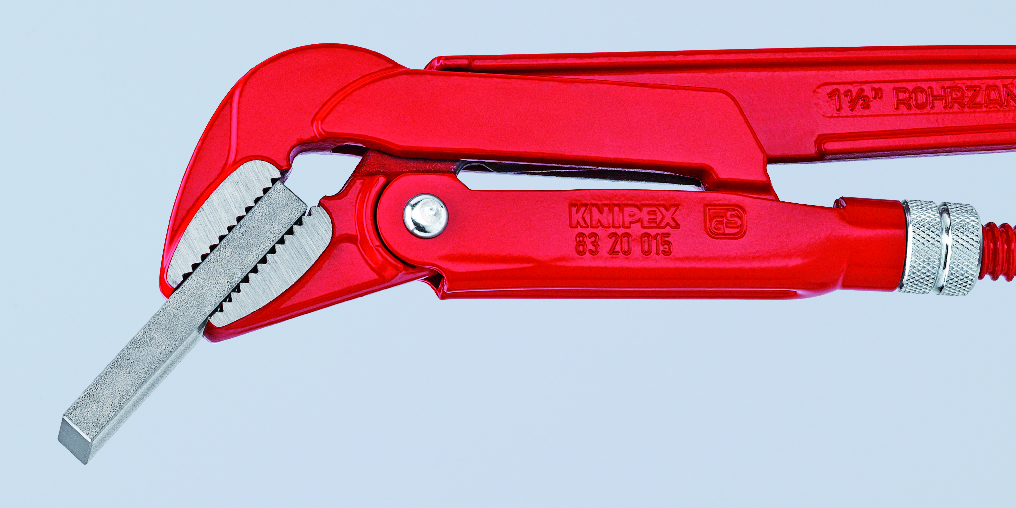 KNIPEX KNIPEX 83 20 020 Rohrzange 45° 570 mm rot pulverbeschichtet KNIPEX KNIPEX 83 20 020 Rohrzange 45° 570 mm rot pulverbeschichtet