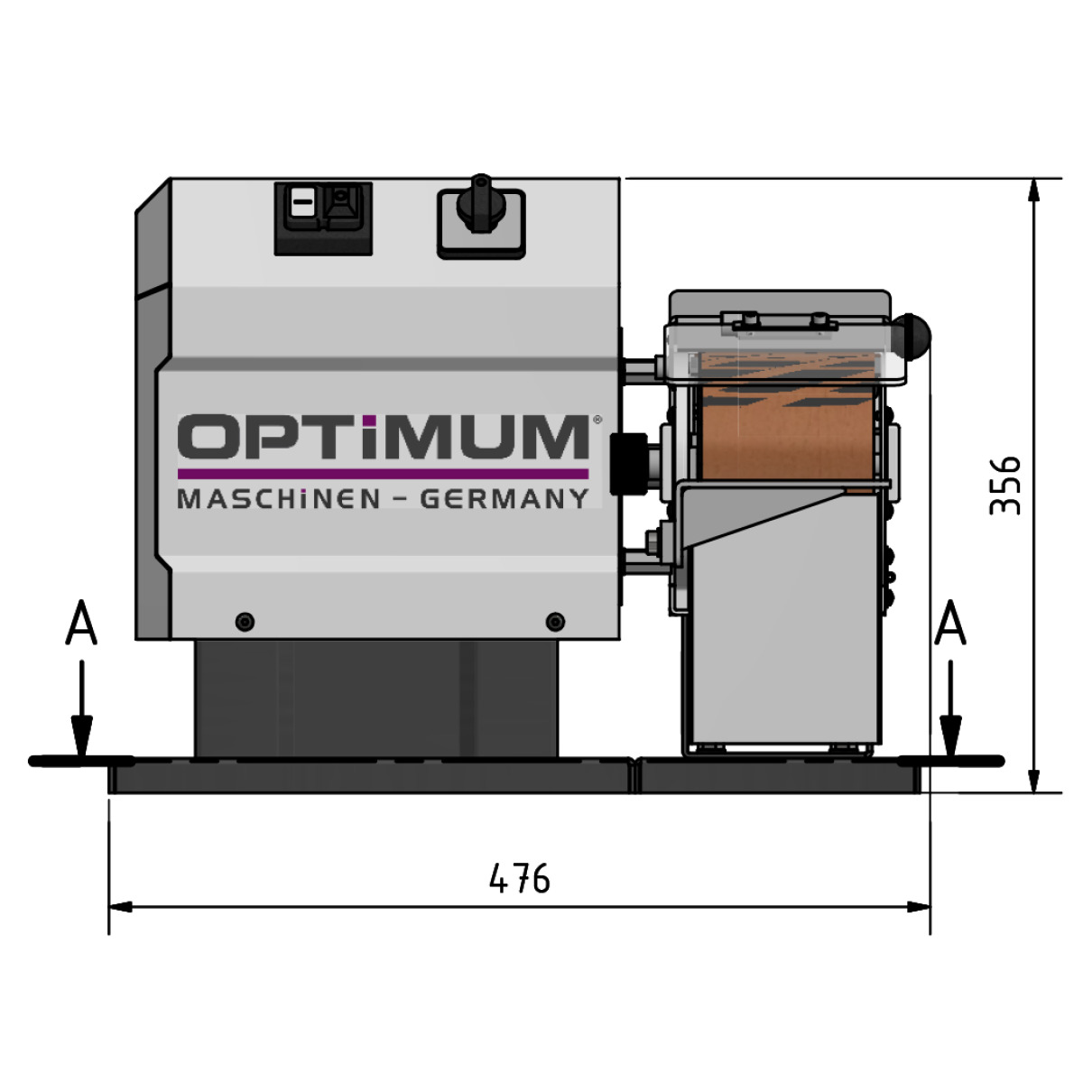 STÜRMER Universalschleifmaschine Optimum OPTIgrind GB 100S