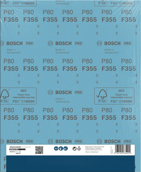 BOSCH PRO C355 Schleifrolle, 230 x 280 mm, 80